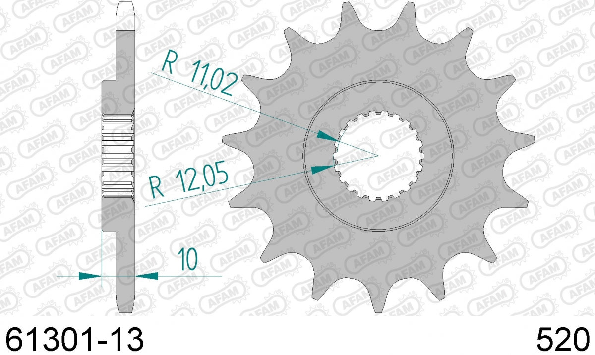 AFAM FRONT 13T, 520 1
