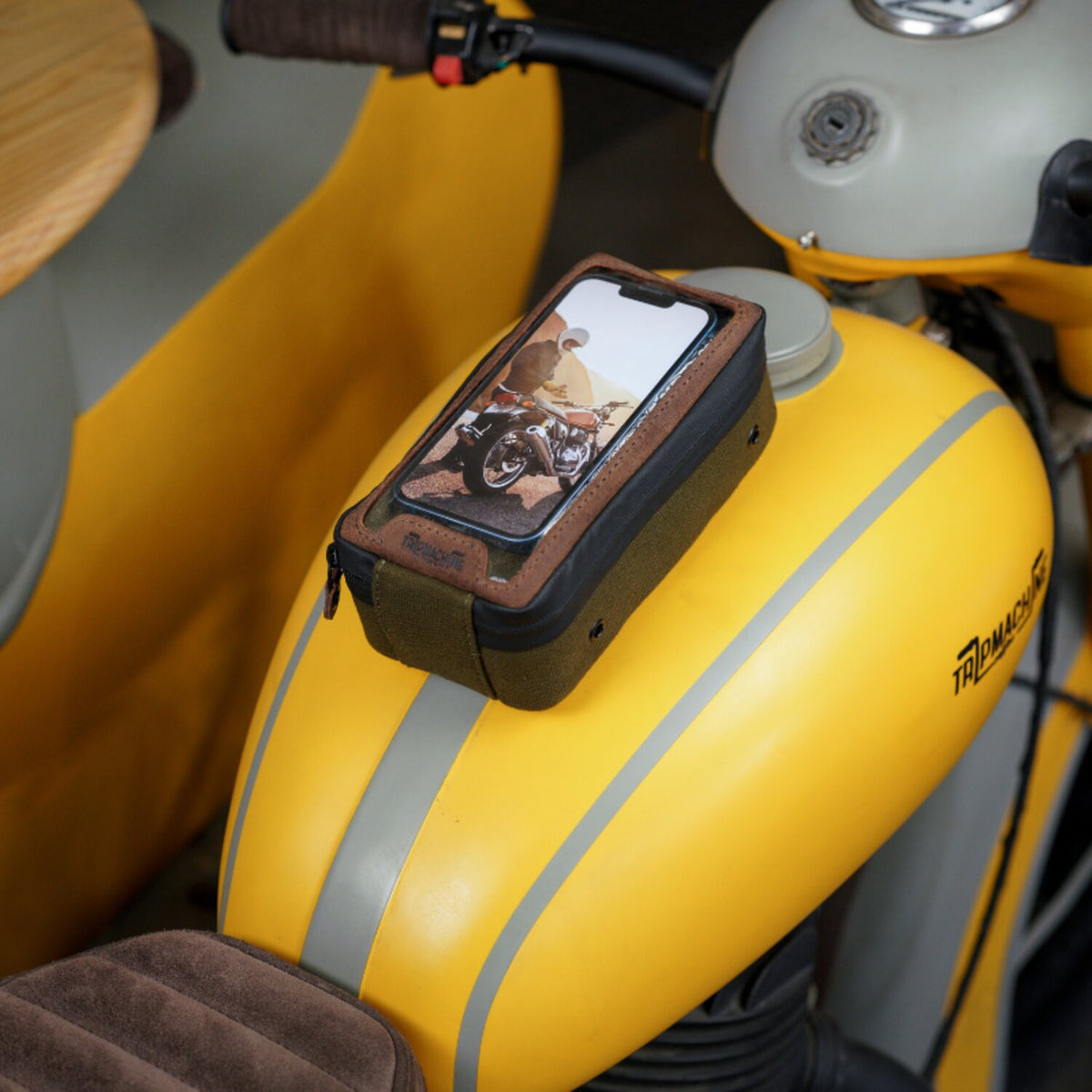 Tripmachine Trip Machine Navigator Case green/brown 5