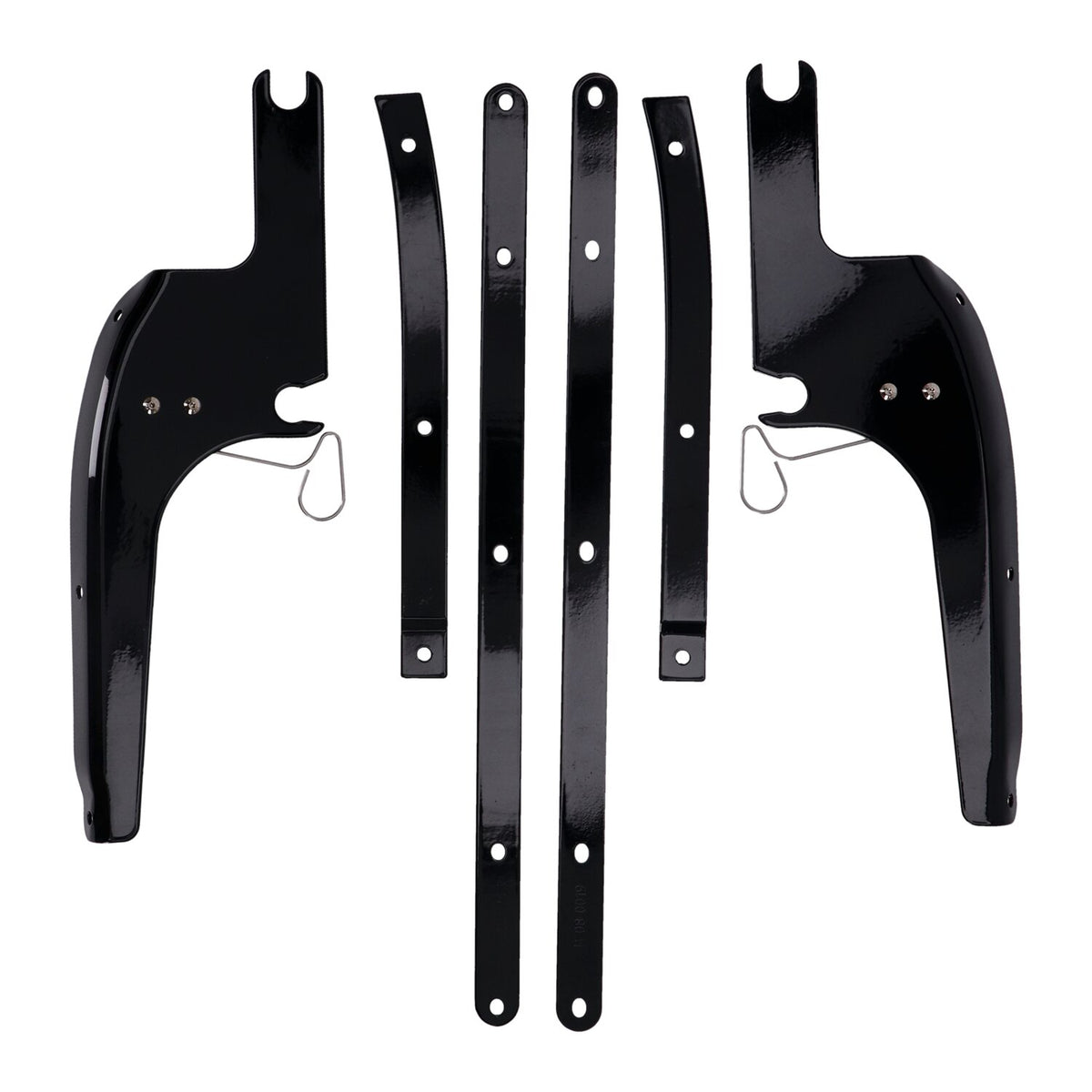 MCS Windshield mounting bracket FLHR. Black 1