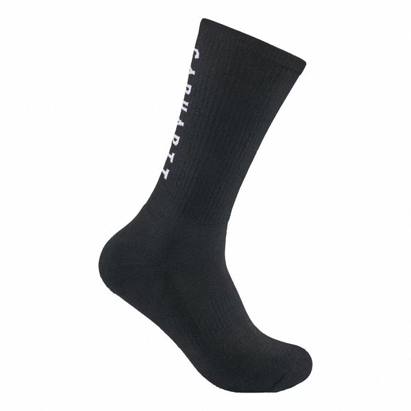 Carhartt Midweight Logo Crew sock 3 Pack black 1