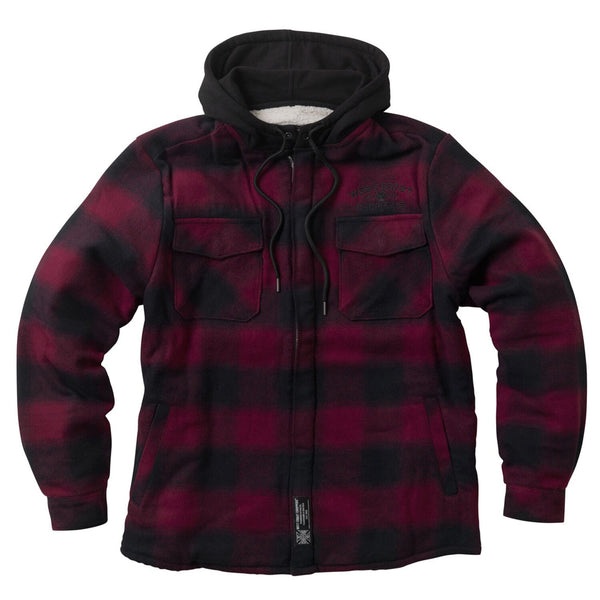 West Coast Choppers WCC Hell Bent Flannel jacket red/black 1