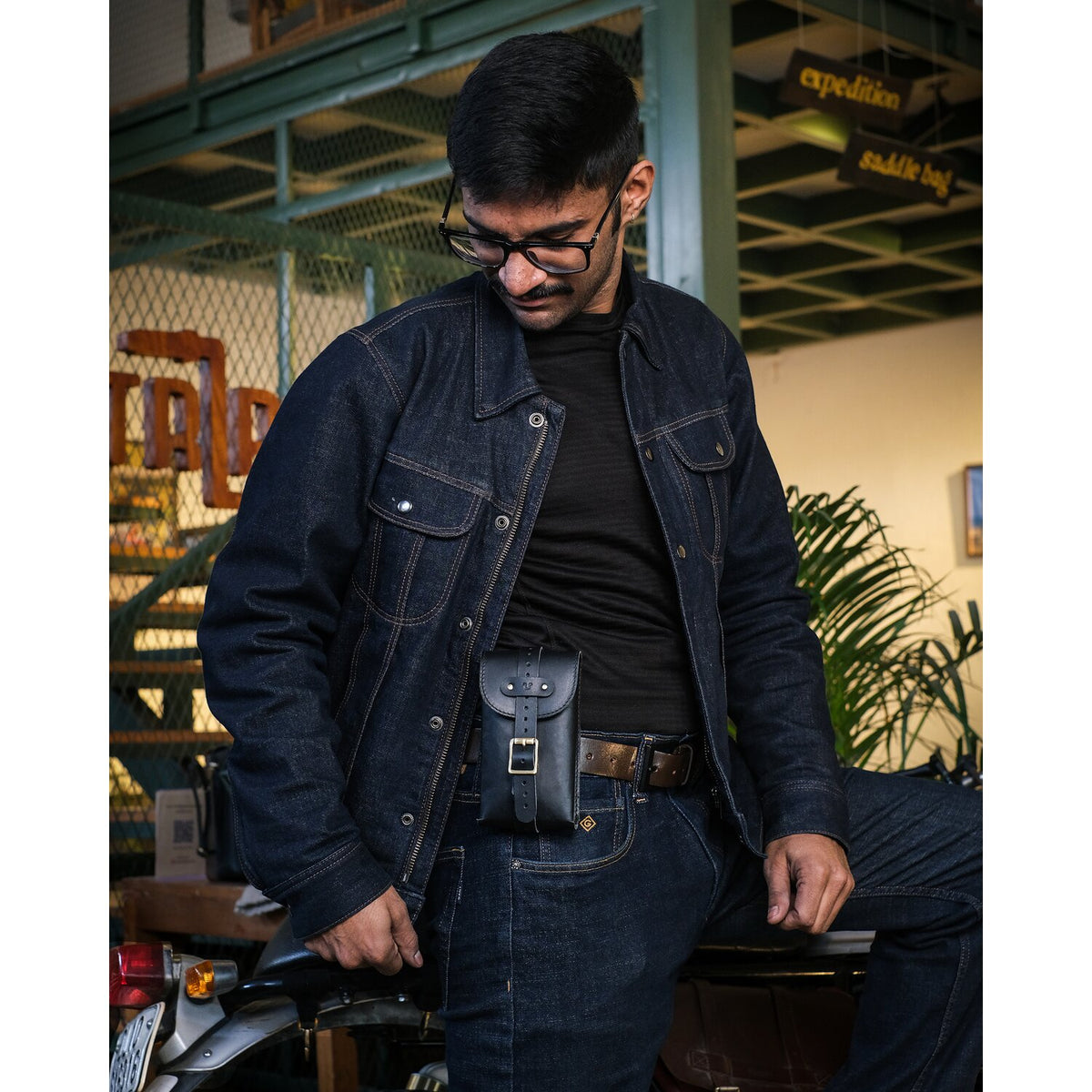 Tripmachine Trip Machine, Moto Exclusive Utility Pouch. Black 5