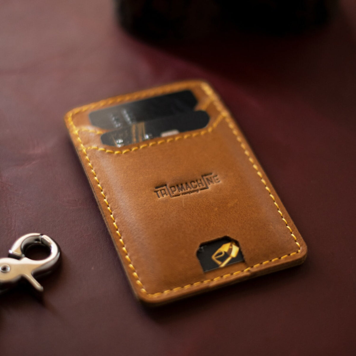 Tripmachine Trip Machine Wiberg cardholder vintage tan 4
