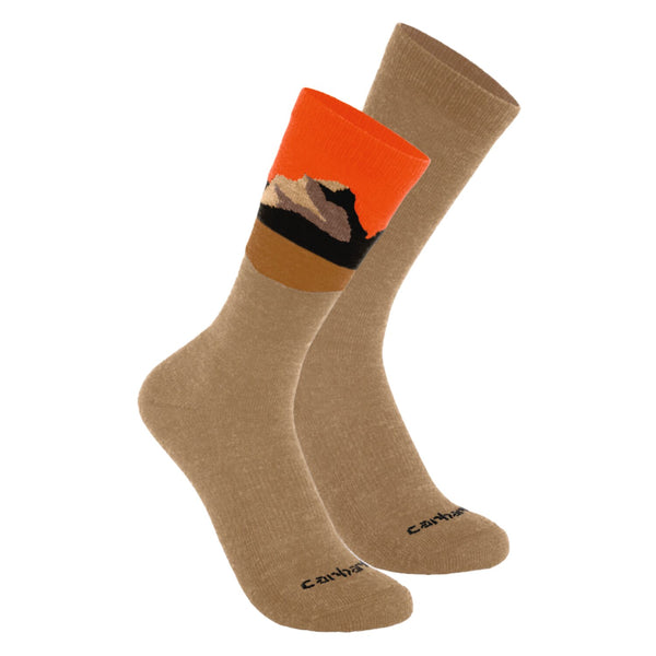 Carhartt Wool Blend Mountain Crew sock 2 Pack assorted3 1