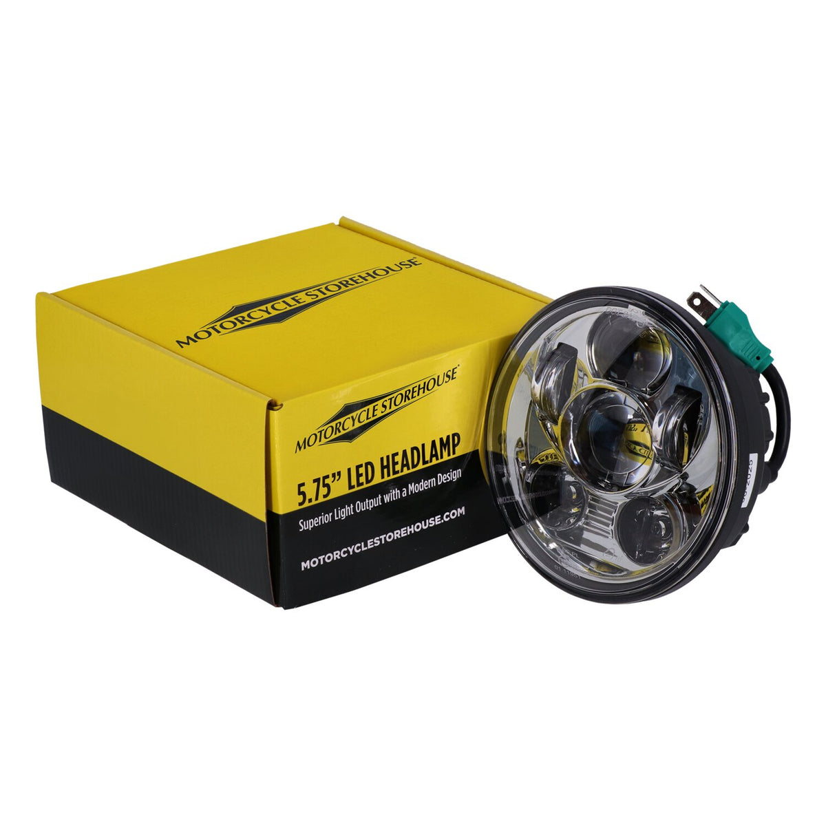 MCS Bright, 5-3/4" LED headlamp unit. Chrome 4