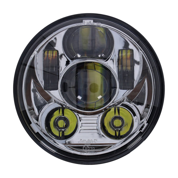 MCS Bright, 5-3/4" LED headlamp unit. Chrome 1