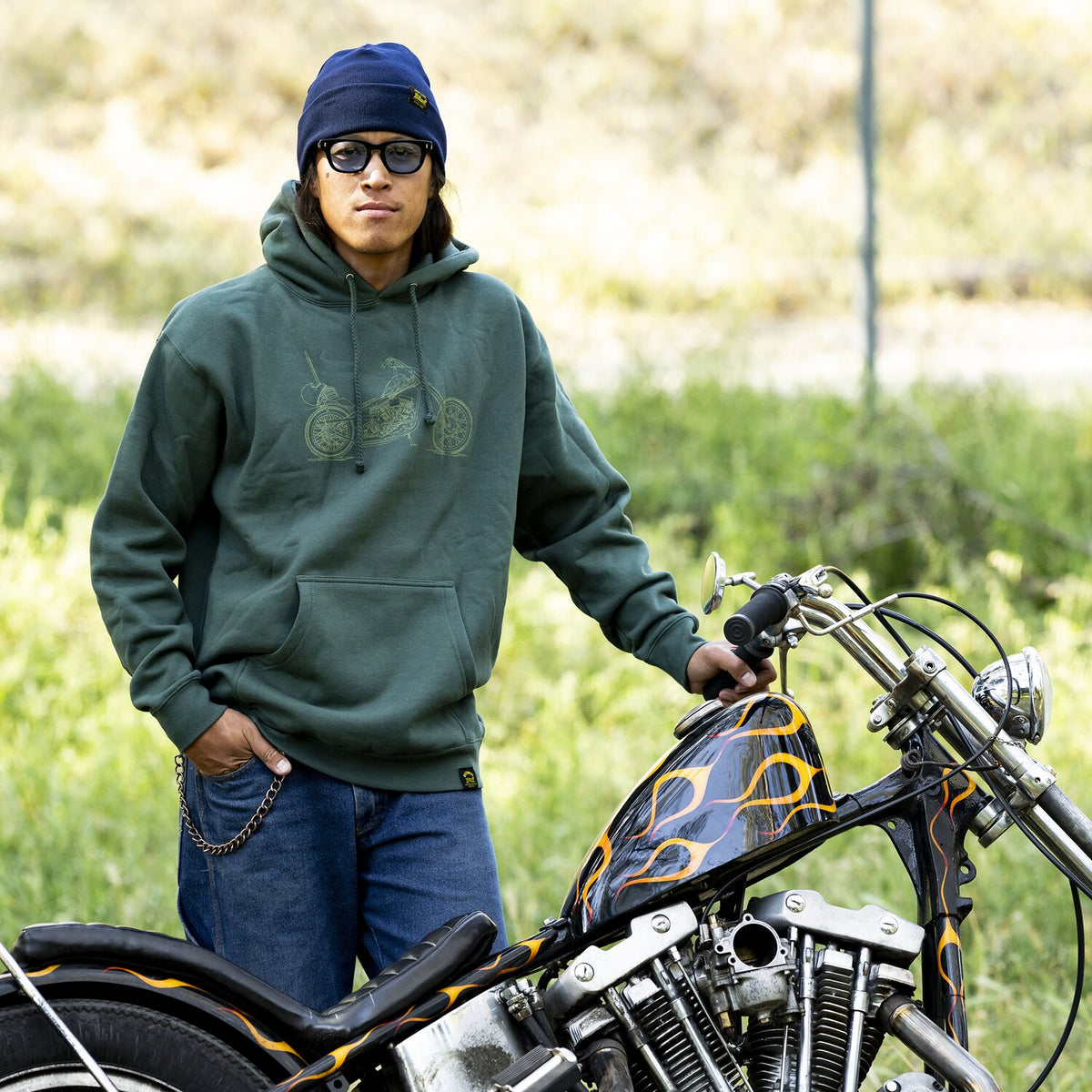 Biltwell Goods beanie navy 6