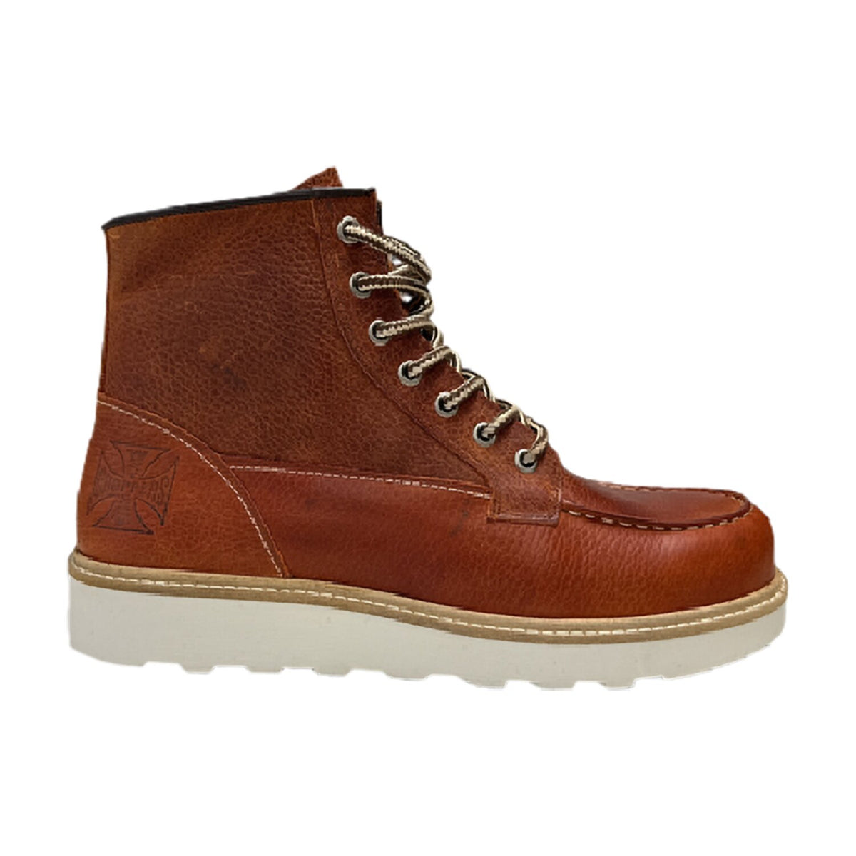 West Coast Choppers WCC Rigid boots tumbled brown 2