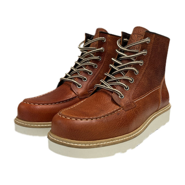 West Coast Choppers WCC Rigid boots tumbled brown 1