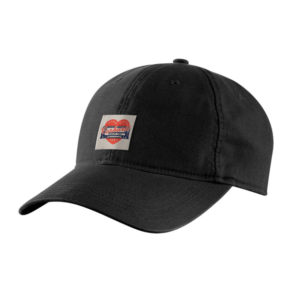 Carhartt Heart Patch Canvas cap black 1