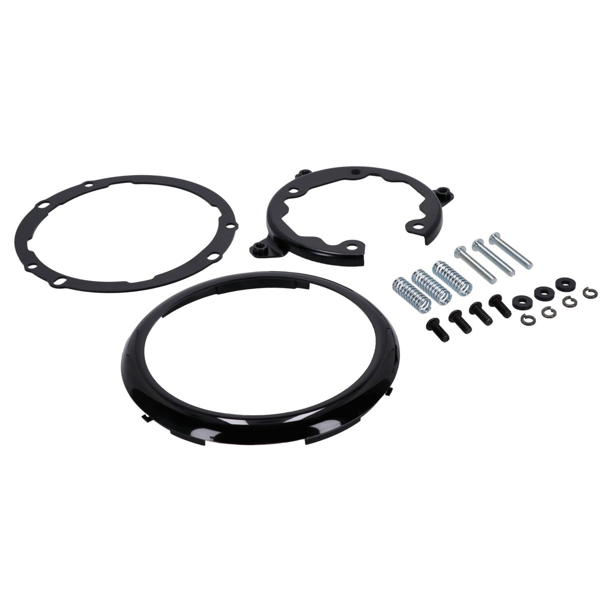 MCS, Headlight Ring Trim Mounting Bracket. Black 3