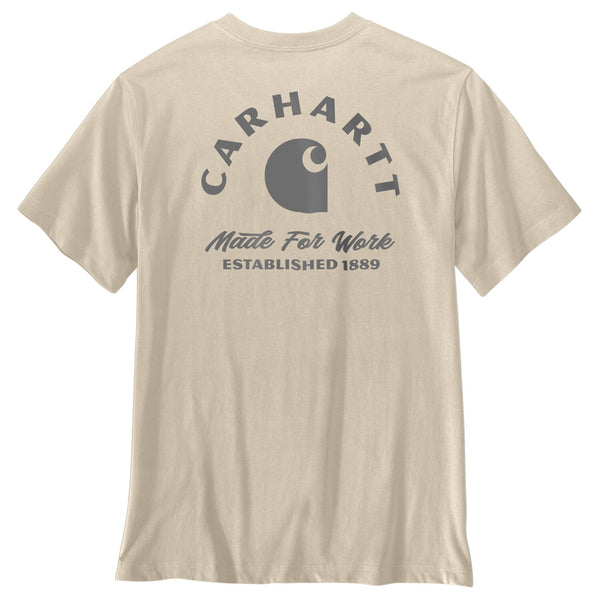Carhartt Irvine Relaxed Work T-Shirt oat milk 1