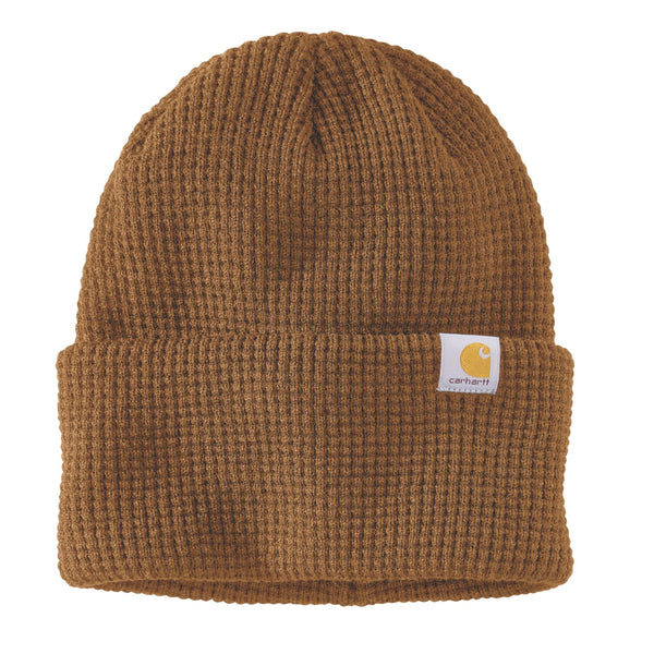 Carhartt Waffle Cuffed Beanie Carhartt brown 1