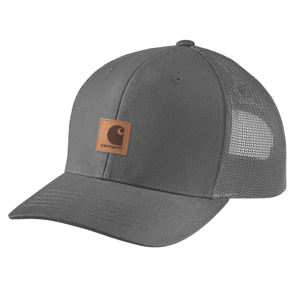 Carhartt Oakland Leatherette cap gravel 1