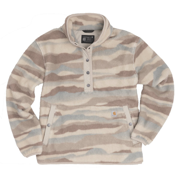 Carhartt Sherpa Pullover Cobblestone landscape print 1
