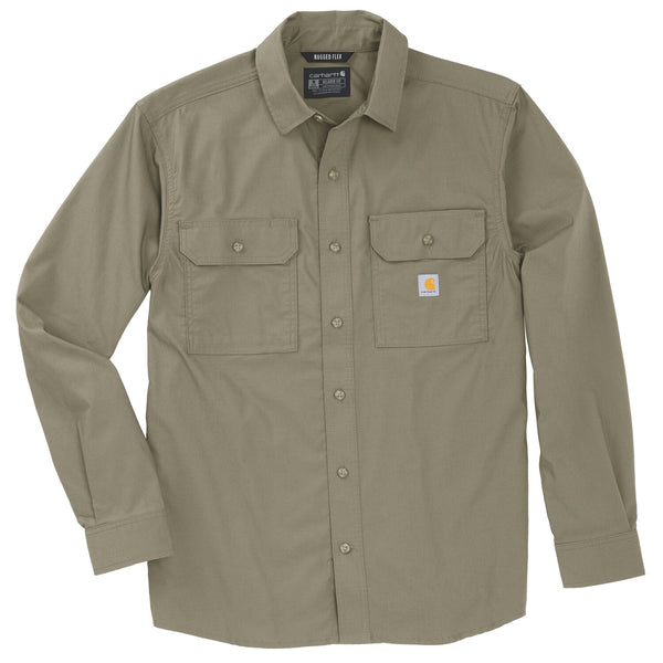 Carhartt Glenwood Relaxed LS shirt faded fatigue 1
