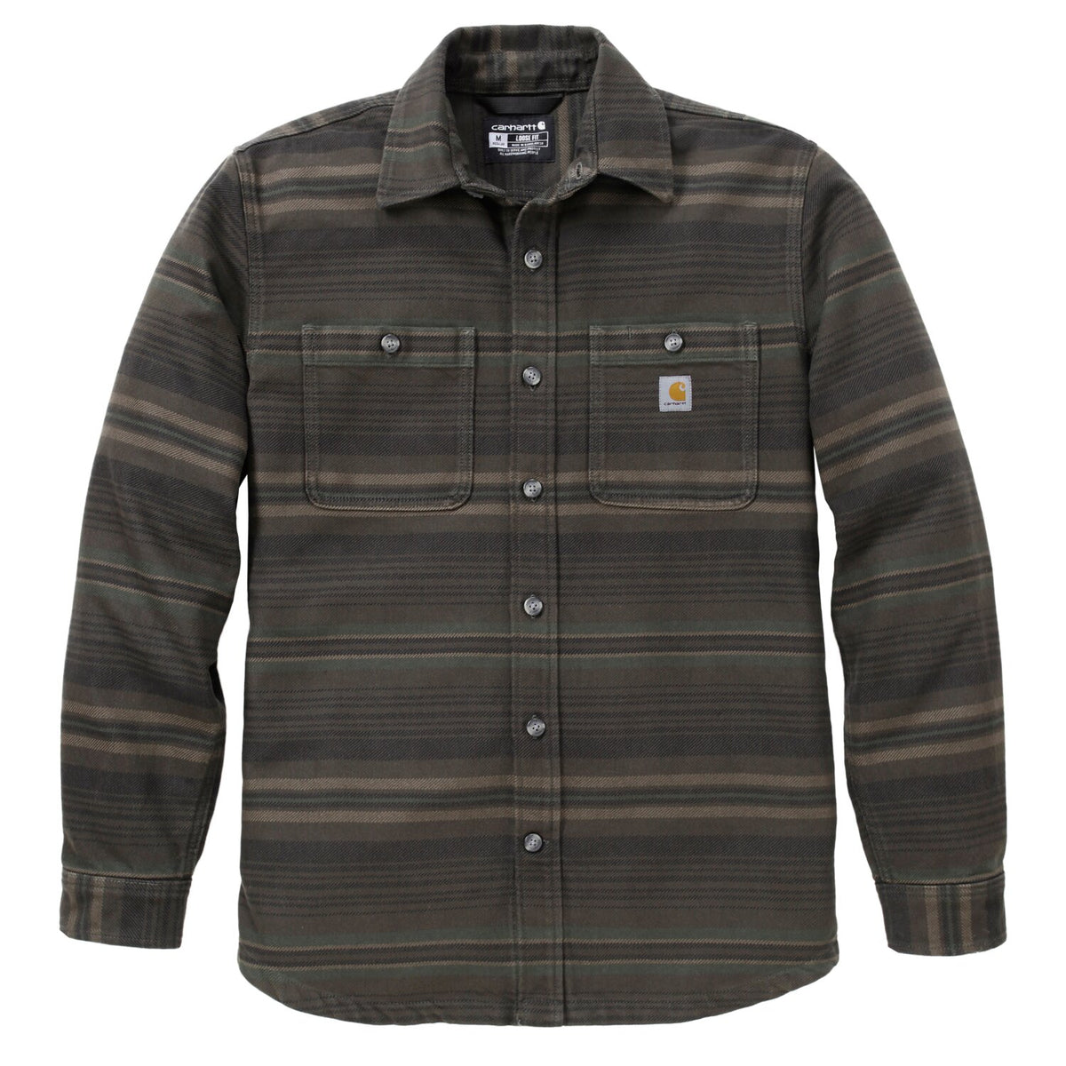 Carhartt Everett Loose LS Plaid shirt peat 1