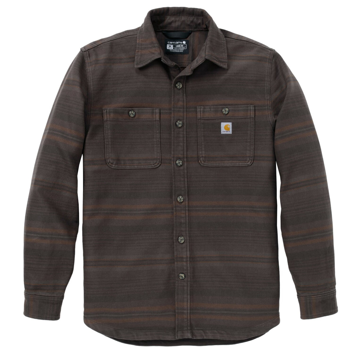 Carhartt Everett Loose LS Plaid shirt dark clove 1