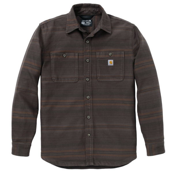 Carhartt Everett Loose LS Plaid shirt dark clove 1