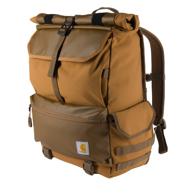 Carhartt 40L Nylon Roll Top backpack carhartt brown 1