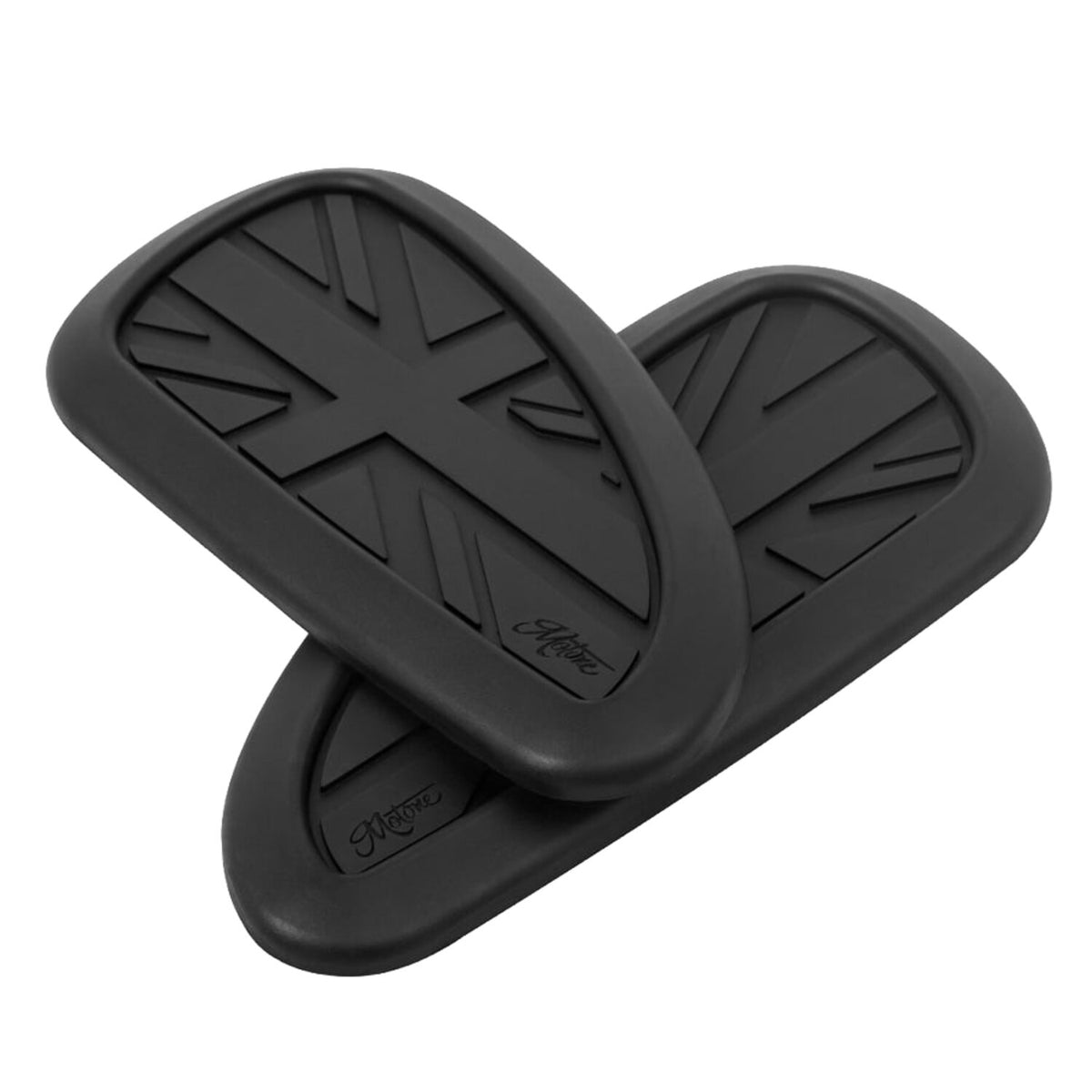Motone, Petrol tank Knee Pads Set. Black 2