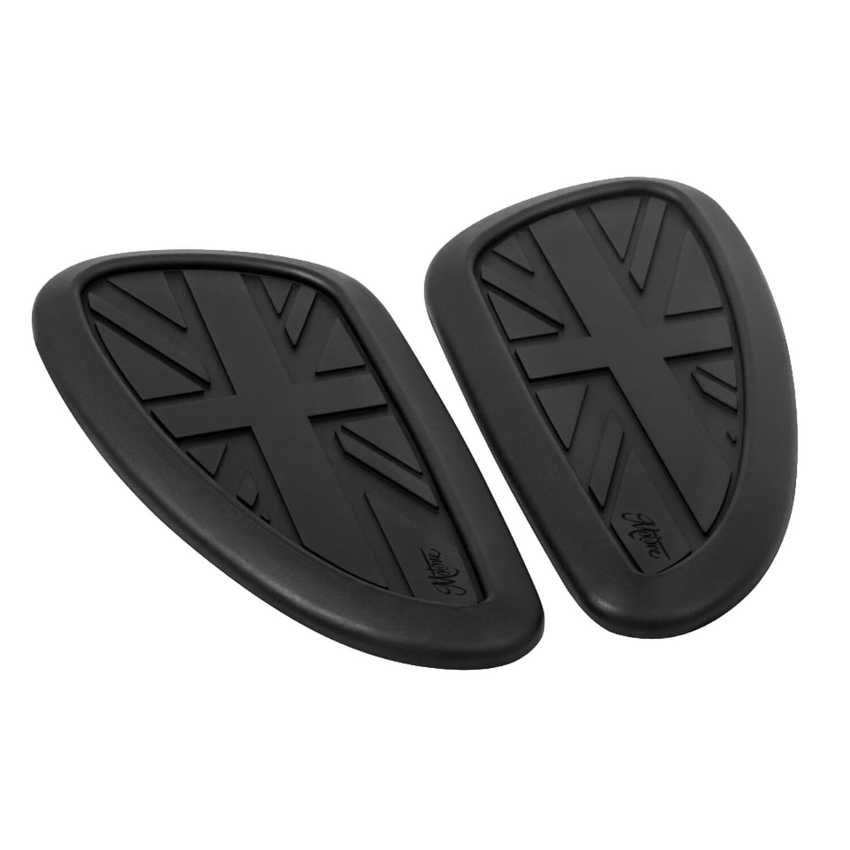 Motone, Petrol tank Knee Pads Set. Black 1