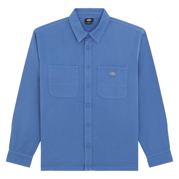 Dickies 247 Garment Dyed Work shirt dutch blue 1