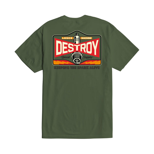 Loser Machine Company Loser Machine Hot Spark t-shirt desert green 1