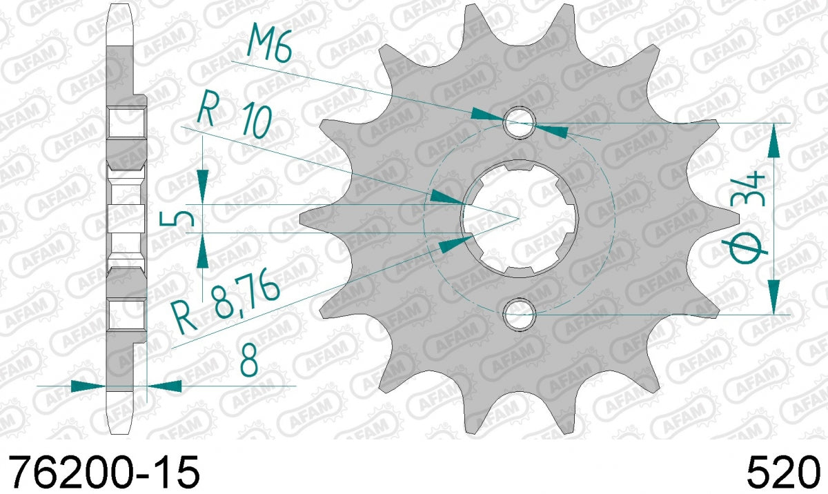 AFAM FRONT 15T, 520 1