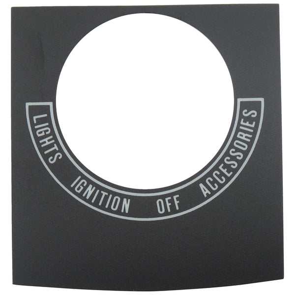 MCS Ignition switch decal 1