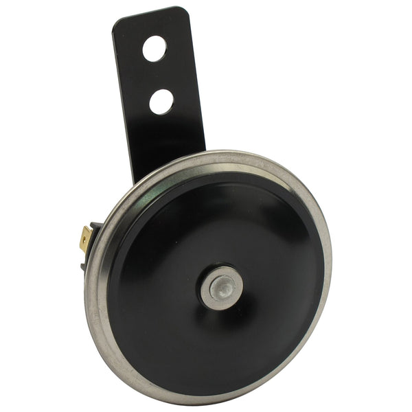 MCS Custom disc horn. round 72mm. low tone. Chrome / black 1