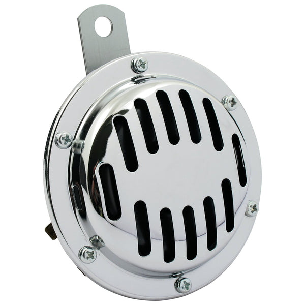 MCS Custom disc horn. 101mm. low tone. Chrome 1