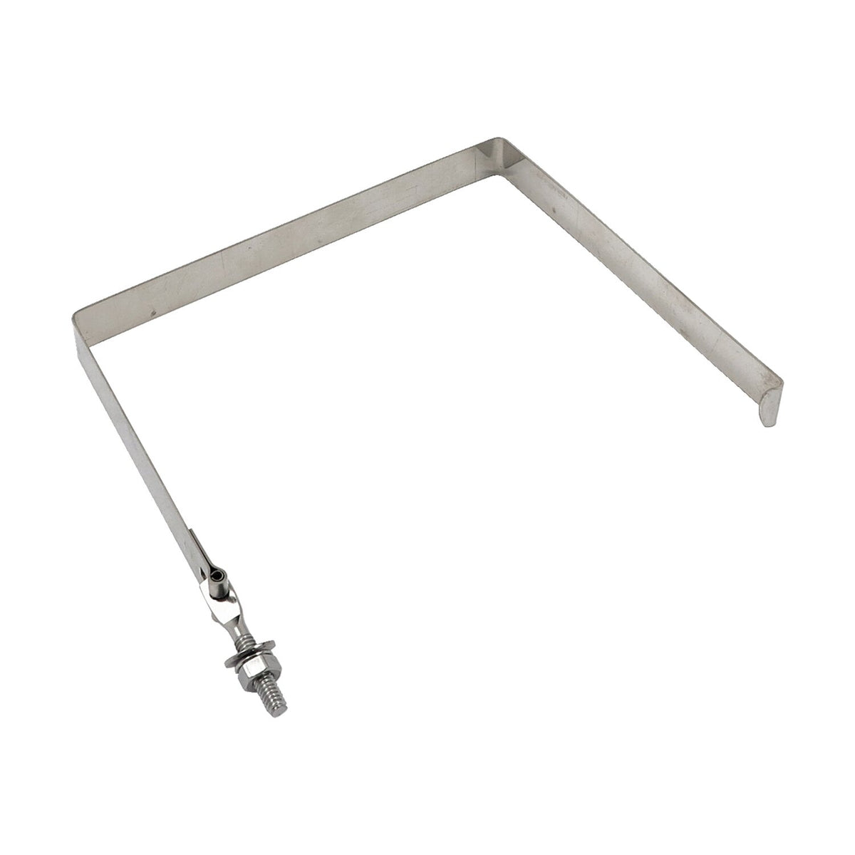 MCS Battery hold down strap. Polished stainless 1
