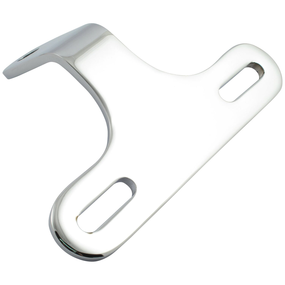 MCS Custom headlamp bracket, slotted. Chrome 1