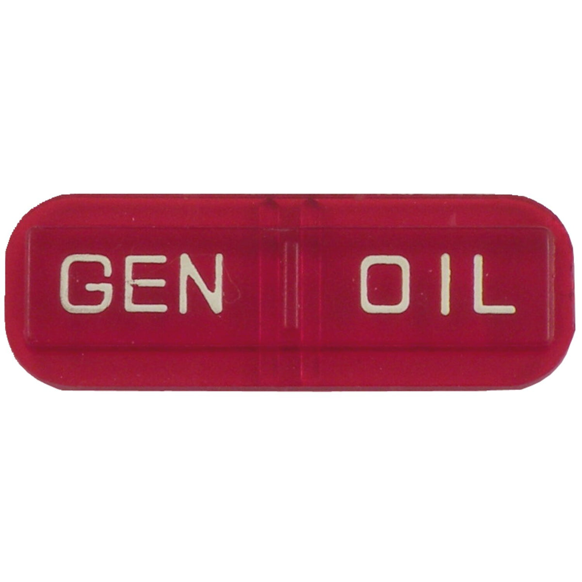 MCS Replacement lens for 2-light (47-61 style) dash. Red 1