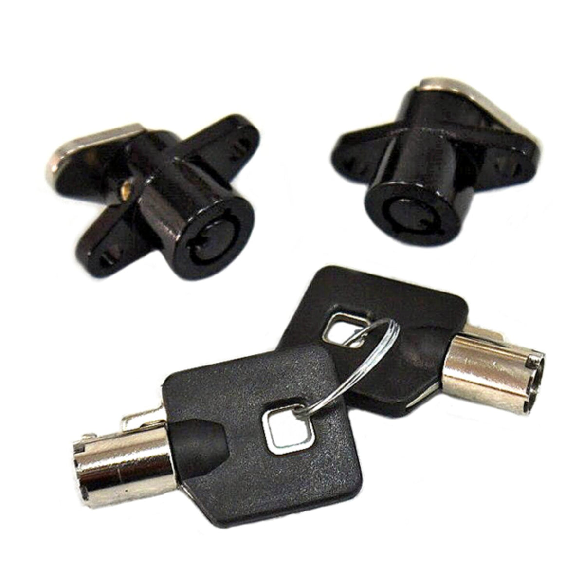MCS Lock set, saddlebags. Black 1
