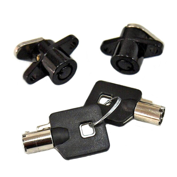 MCS Lock set, saddlebags. Black 1