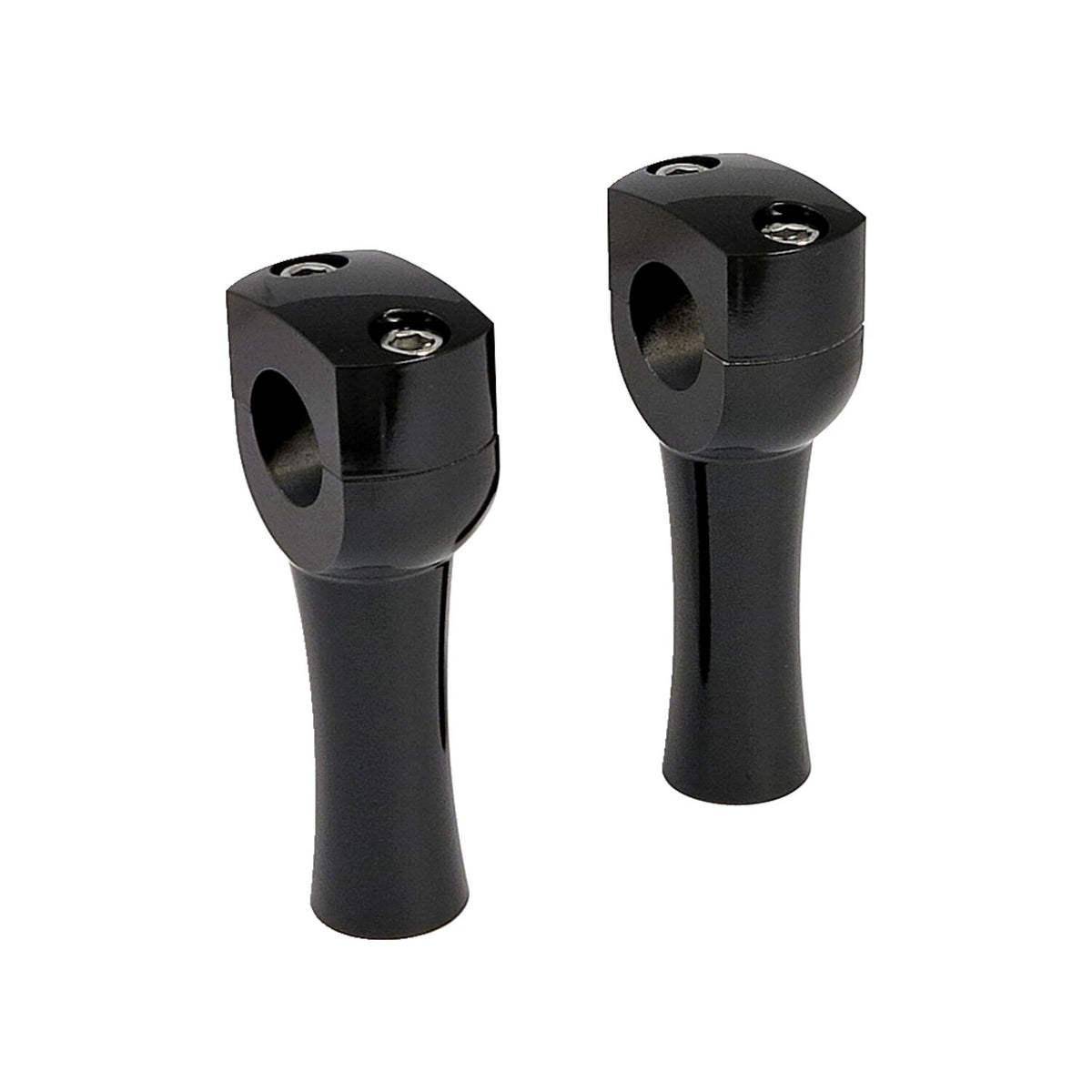 MCS Dighton 4" domed risers. Black 1