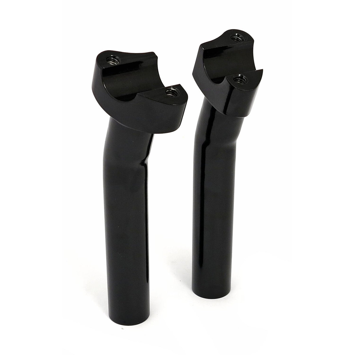 MCS Forged aluminum risers pullback, 7" rise. Black 1
