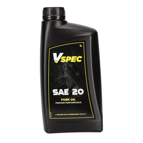 Vspec, SAE 20W fork oil. 1 liter. 1