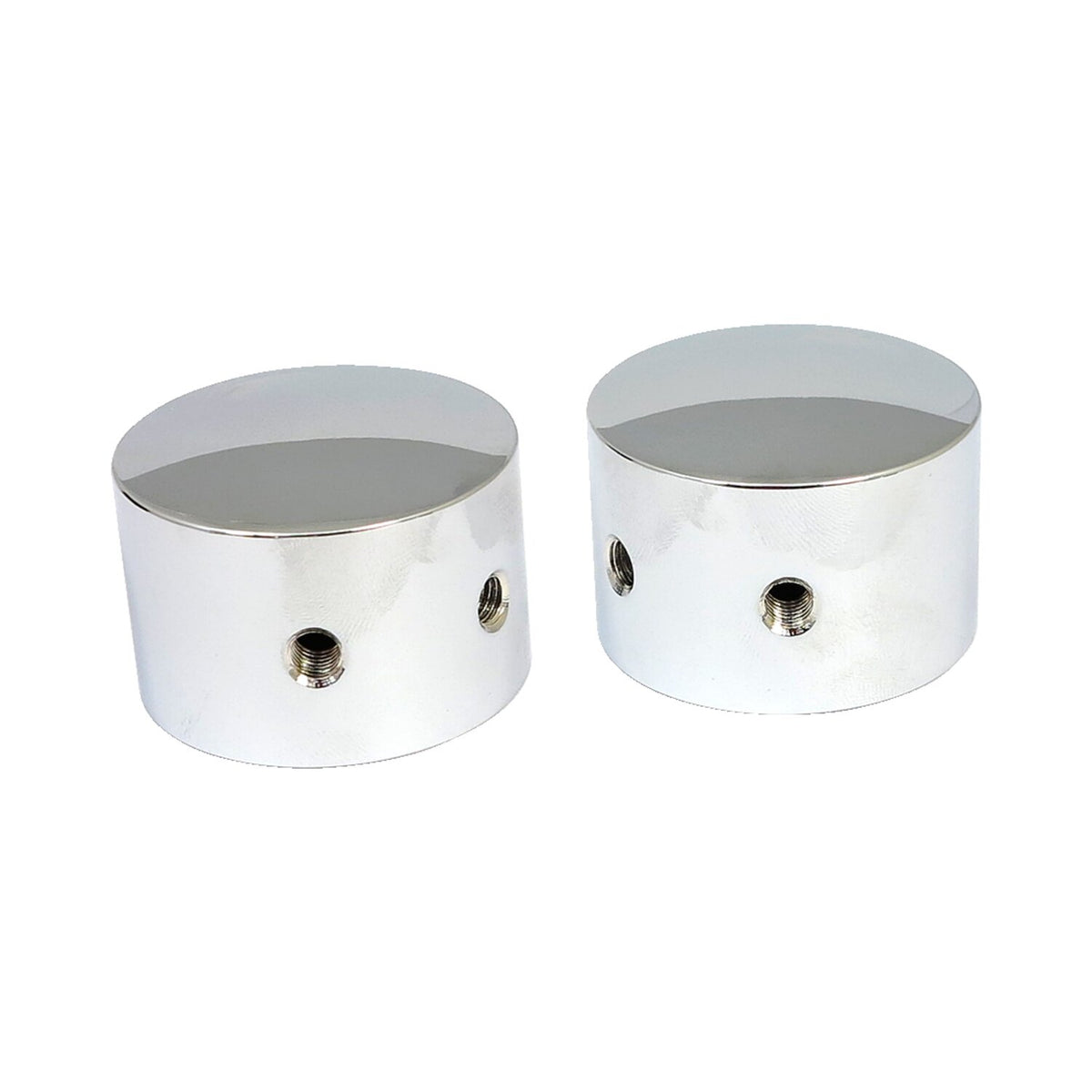 MCS Rear axle nut cover kit. Chrome 1