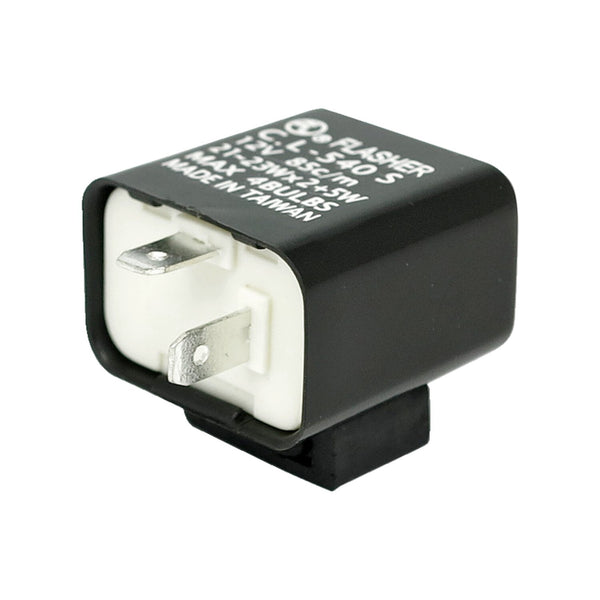 MCS 2 pin turn signal flasher rectangular, 12v 1