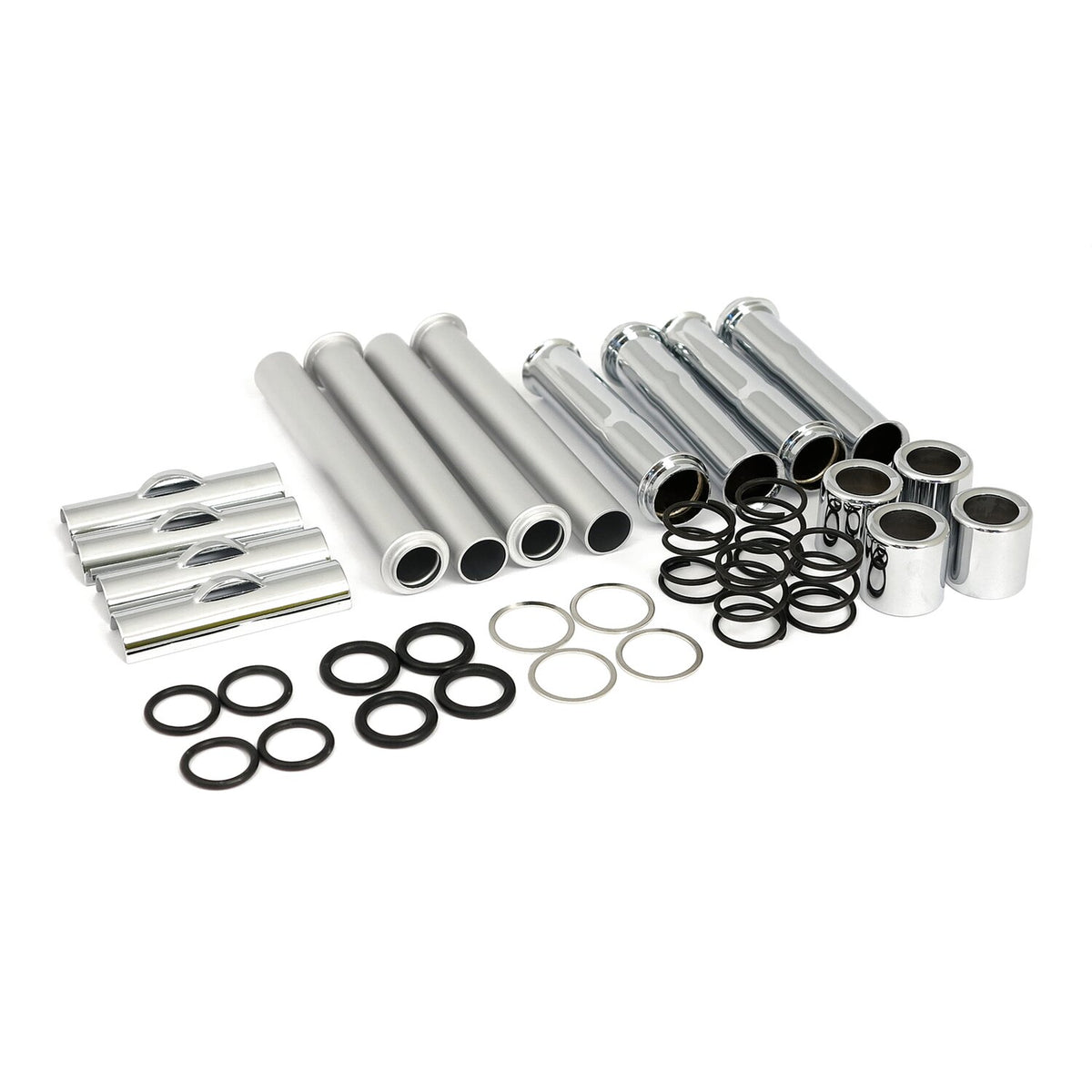 MCS Complete 86-90 XL pushrod cover kit. Chrome 1