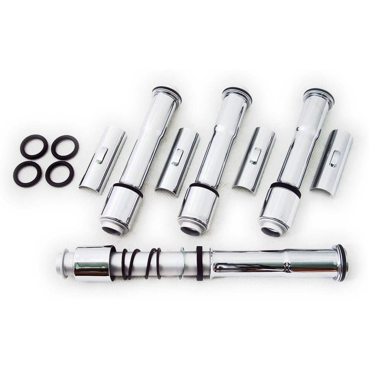MCS Complete 04-up XL multiple-parts pushrod cover kit. Chrome 1