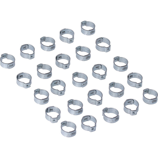 MCS Crimp hose clamp, 19/32 (14.99mm) ID. Zinc 1