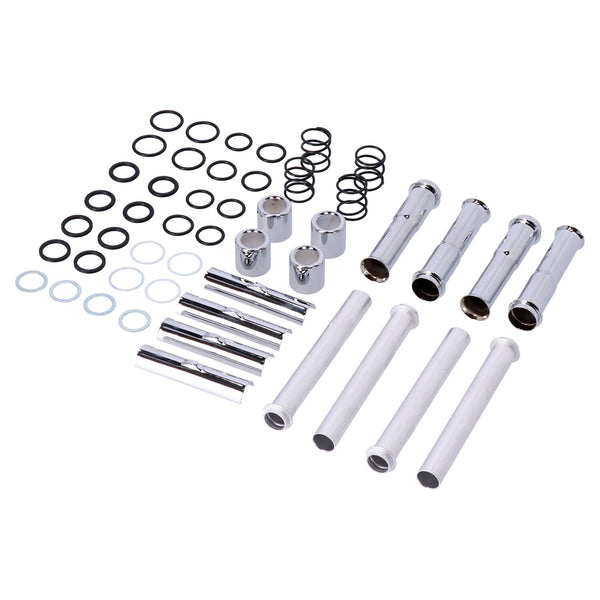MCS Complete Evo B.T. pushrod cover kit. Chrome 1