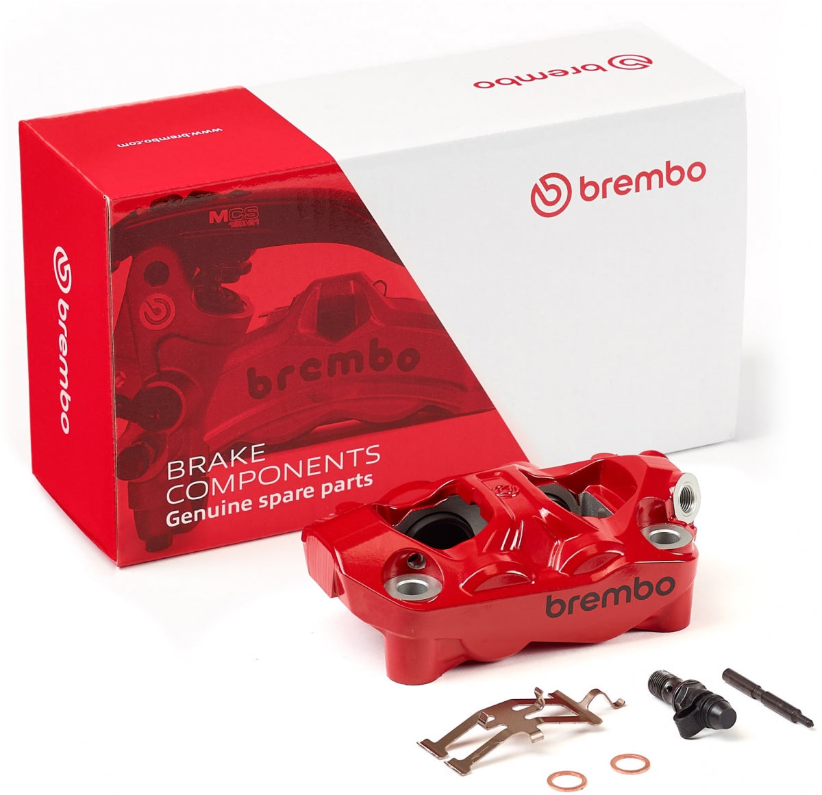 BREMBO HYPURE (PAINTED) RED BLACK LOGO RIGHT 2