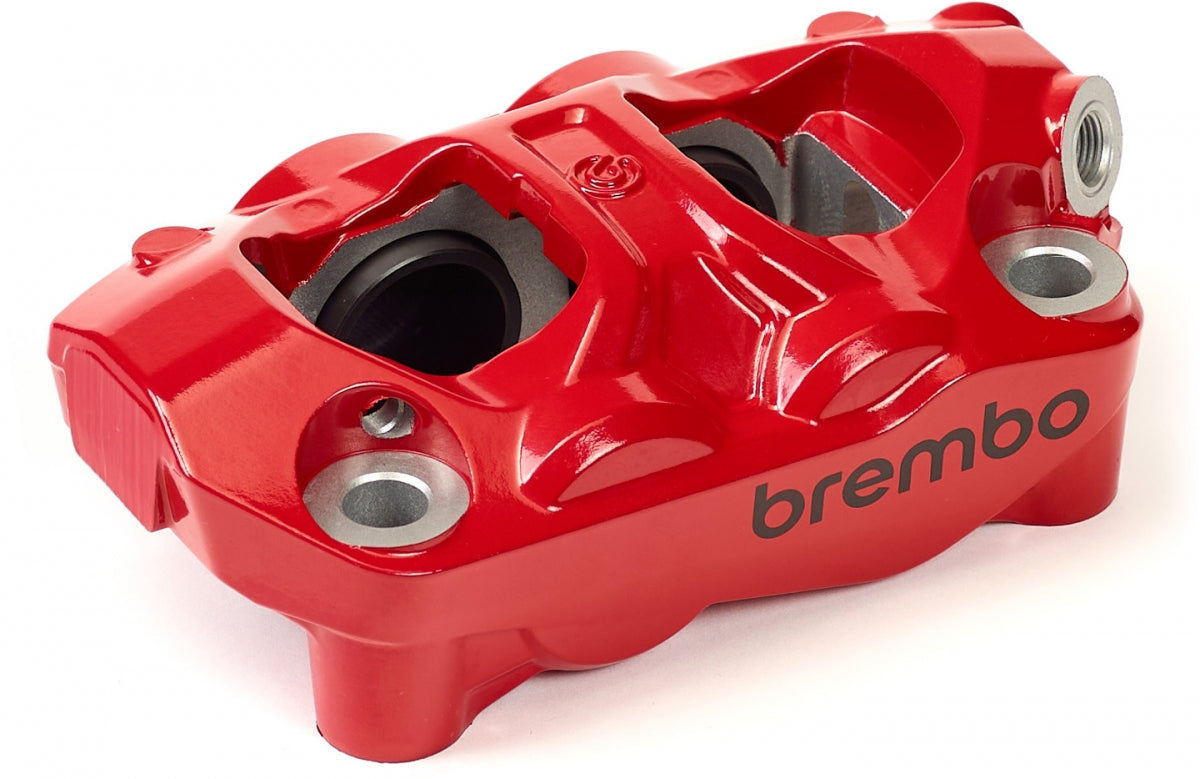 BREMBO HYPURE (PAINTED) RED BLACK LOGO RIGHT 3