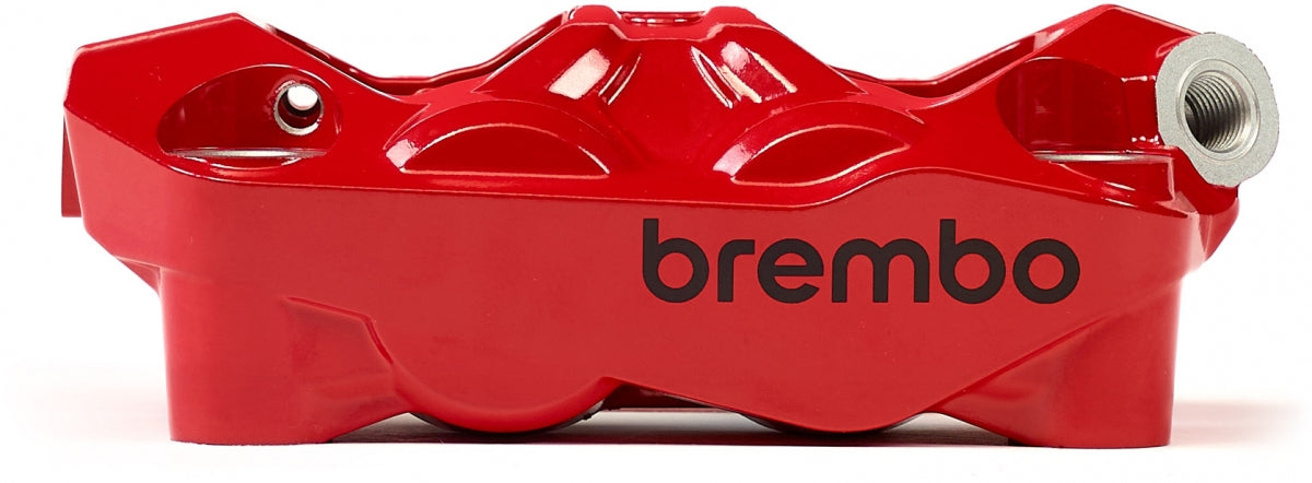BREMBO HYPURE (PAINTED) RED BLACK LOGO RIGHT 4