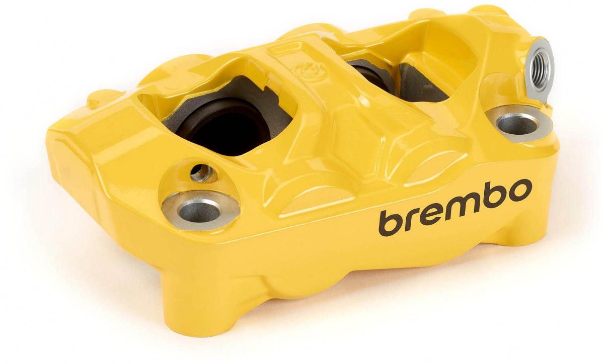 BREMBO HYPURE (PAINTED) YELLOW BLACK LOGO RIGHT 2